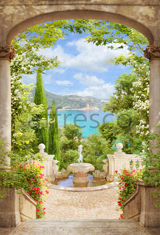 Фрески,  Лучшие пейзажи, арт. 4987. Фактура: Beze