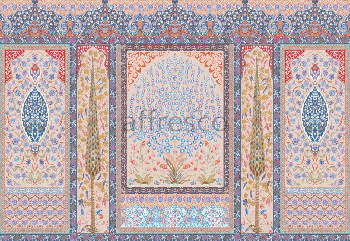 Фреска,  Арабский орнамент ,  арт. ID135729. Фактура: Beze