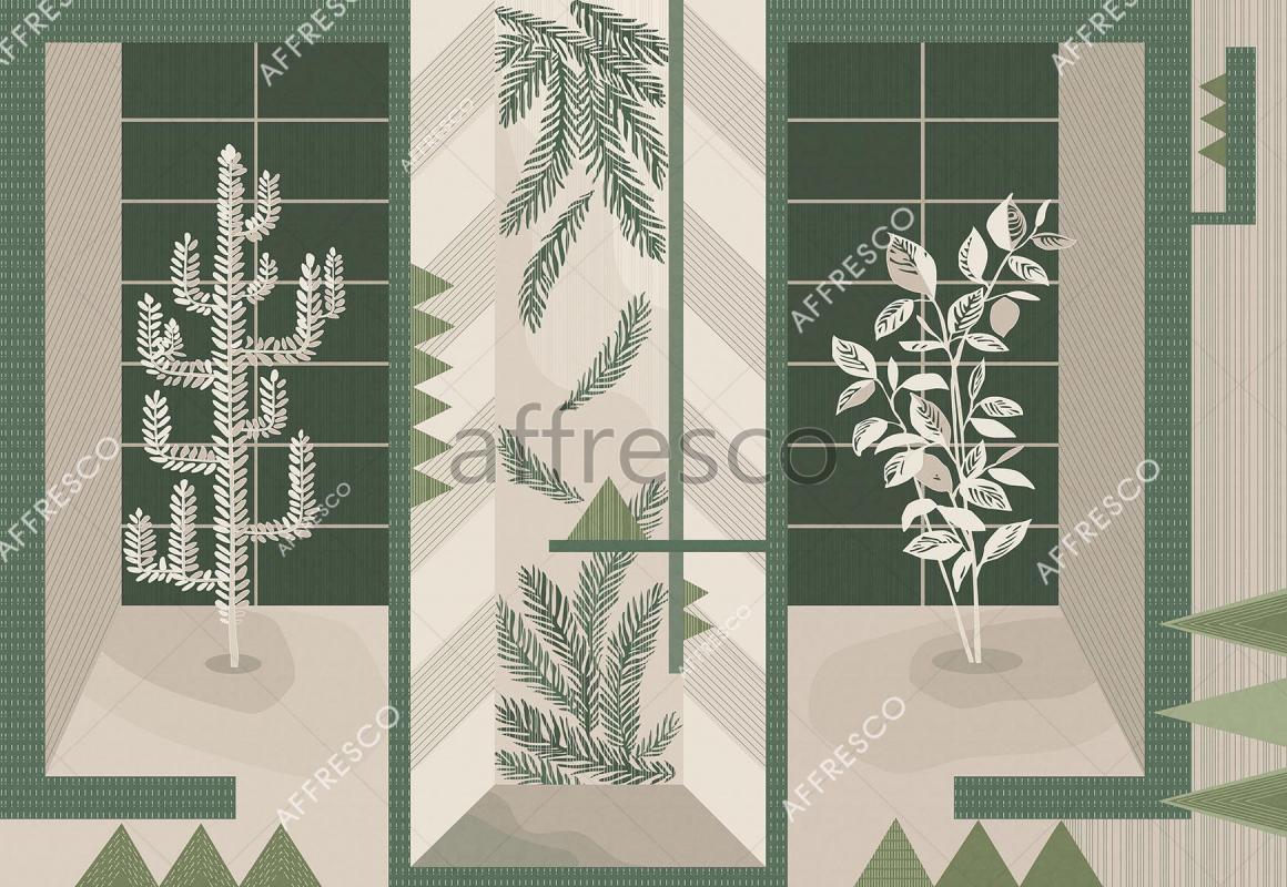 Цветочная геометрия ,  арт. ID139404. Фактура: Beze