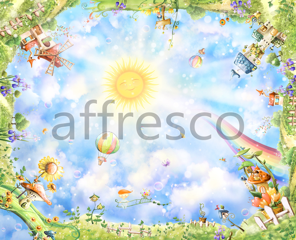 Фрески, Сюжеты для потолков, арт. 9168. Фактура: Beze