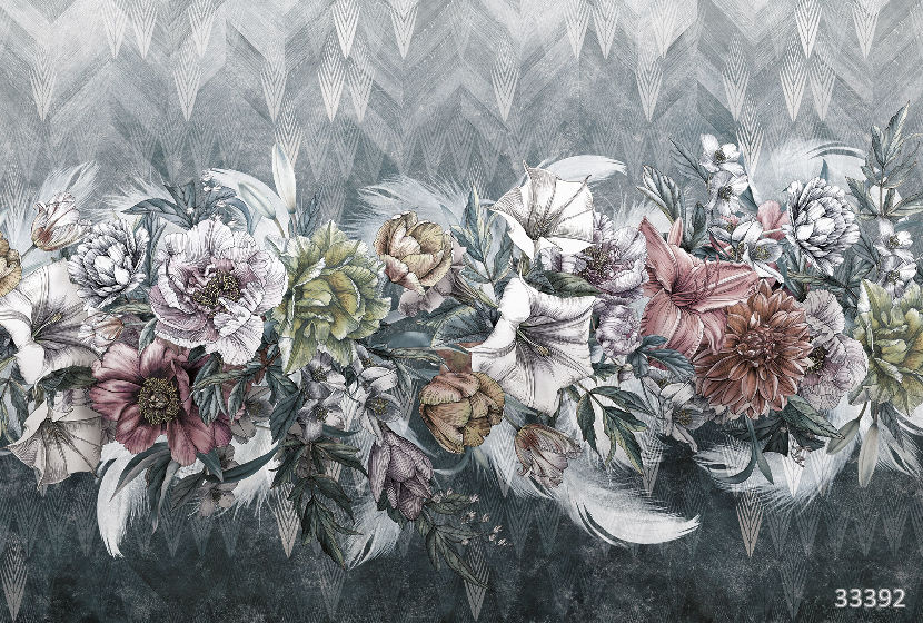 Изображение #33392 Bouquet - ECO Фреска «Бархат Золото» FX-G