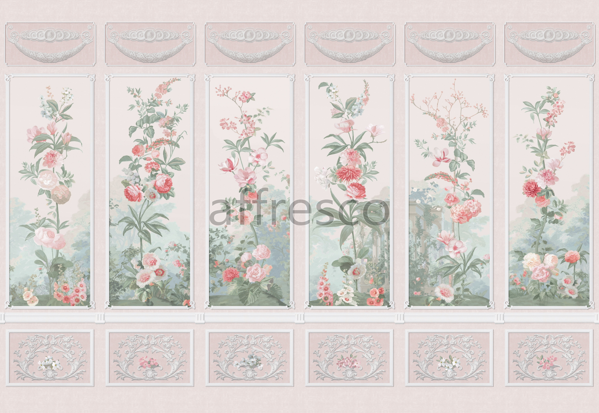 Фрески, Каталог Сюжеты, арт. ID135707. Фактура: Beze