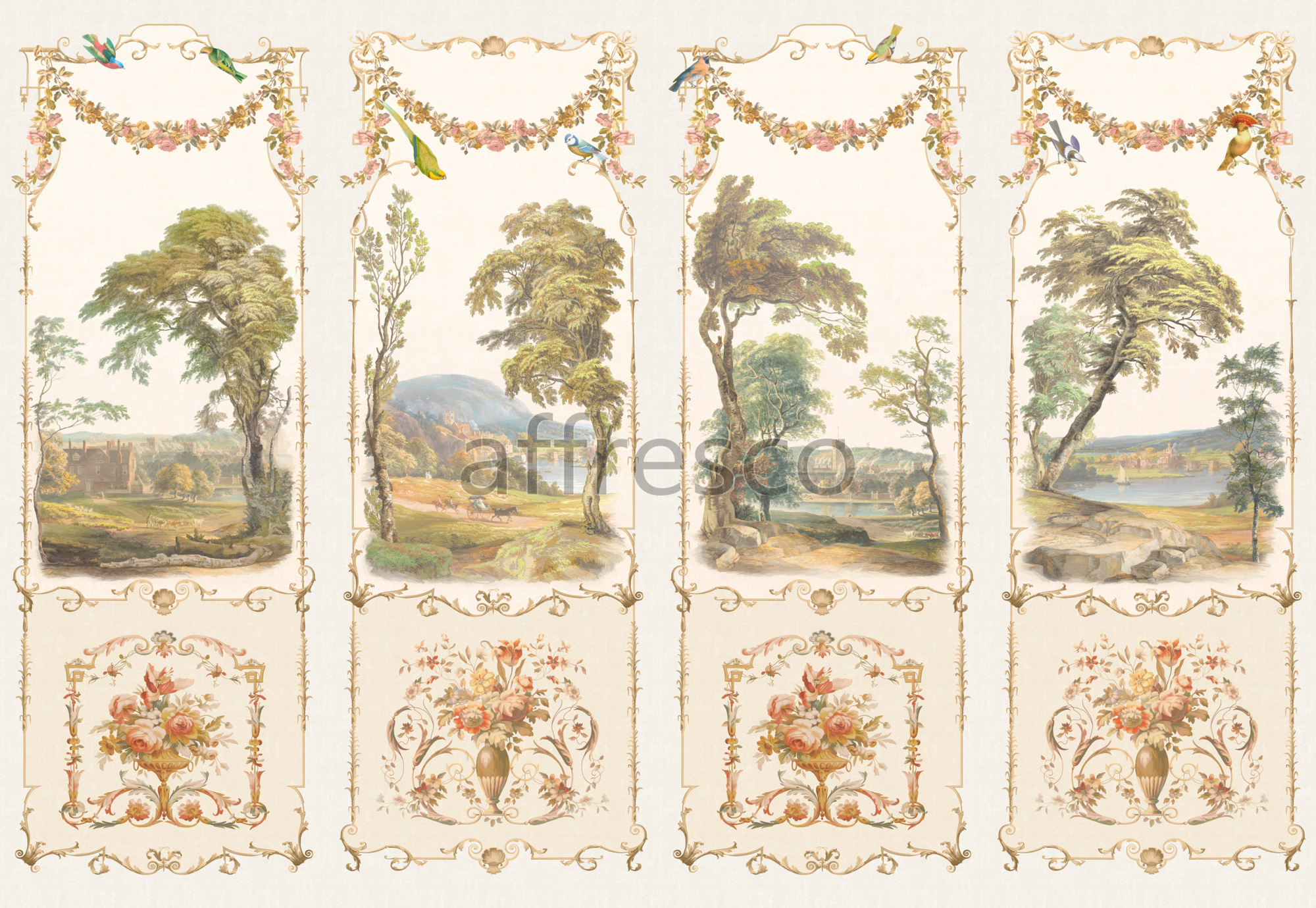Фрески, Каталог Сюжеты, арт. ID135706. Фактура: Beze